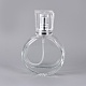 ガラススプレーボトル  香水瓶  透明  8.4x5.7x2.5センチ。容量：25ミリリットル AJEW-WH0096-15-1