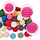 Arricraft 110 pièces 11 couleurs abs plastique imitation perles perles KY-AR0001-21-4
