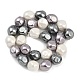 Гальванические оболочки жемчужные бусы пряди BSHE-H113-03B-2