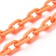 Colliers de chaîne de câble en plastique abs NJEW-JN03478-4