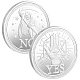 Монета из сплава AJEW-WH0220-018-1