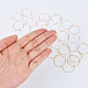 SUNNYCLUE 150pcs 25mm Wine Glass Charm Rings Earring Beading Hoop Jewelry Making Findings for DIY Jewelry Marking Party Wedding Festivals Decoration KK-SC0001-18-5