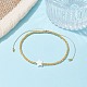 Bracelets de perles tressées en perles naturelles et graines BJEW-JB09722-03-2