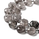 Chapelets de perles en quartz rutile noir naturel G-NH0004-027-4
