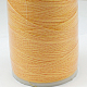 丸いメタリック糸  刺しゅう糸  3プライ  ライトカーキ  0.4mm  約1093.61ヤード（1000m）/ロール MCOR-G001-0.4mm-23-2