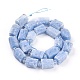 Fili di perline di calcite blu naturale G-F607-06-2