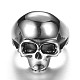 316 Stainless Steel Skull Rings RJEW-P116-03-22mm-1