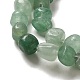Natürlichen grünen Aventurin Perlen Stränge G-D081-A09-3