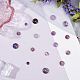 SUPERFINDINGS 40PCS 4 Sizes Natural Amethyst Cabochons Half Round Stone Cabochons for Earring Necklace Jewelry Making G-FH0001-01-4