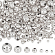 Beebeecraft 550 pièces 7 style 304 perles en acier inoxydable STAS-BBC0003-87-1