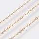Long-Lasting Plated Brass  Cable Chain Necklaces NJEW-K112-06G-NF-3
