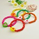 Wood Bracelets for Kids BJEW-JB00774-1
