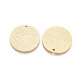 Ion Plating(IP) 304 Stainless Steel Textured Pendants X-STAS-I098-01-20mm-G-2