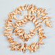 Chapelets de perles en coquille de spirale naturelle sgBSHE-SZ0001-03-5