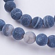Natural Weathered Agate Beads Strands X-G-G589-6mm-07-3
