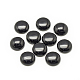 Кабошоны из синтетического черного камня X-G-R416-12mm-46-1-1