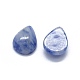 Cabujones de jaspe de punto azul natural G-O175-22-01-2