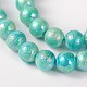 Perles de perles rondes en verre texturé EGLA-R090-14mm-M-3