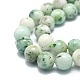 Chapelets de perles en chrysocolle naturelle G-E576-04A-3