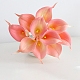 オランダカイウユリ模造革シミュレーション造花  屋内および屋外の装飾用の造花  ピンク  350x90x70mm PW-WG20810-04-1