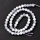Chapelets de perles en pierre de lune synthétique G-E573-01A-16-4