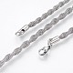 304 Stainless Steel Chain Bracelets BJEW-P236-27P-2