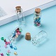 Glass Wishing Bottle Bead Containers CON-Q014-5