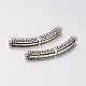 Tibetan Style Alloy Curved Tube Beads PALLOY-J514-37AS-2