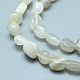 Brins de perles de pierre de lune grise naturelle G-D0002-B42-3
