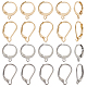 Beebeecraft 80Pcs 4 Style 304 Stainless Steel Leverback Earring Findings STAS-BBC0003-77-1