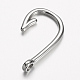 304 Stainless Steel Hook Clasps STAS-E133-093P-2