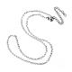 304 Stainless Steel Necklaces NJEW-E080-09P-1