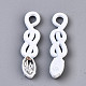 Spray Painted Alloy Pendants PALLOY-S132-229-RS-3