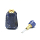 Faceted Natural Sodalite Openable Perfume Bottle Pendants G-E556-04J-3