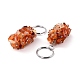 Natural Red Agate Keychain KEYC-C050-01K-RS-2