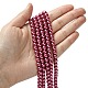 Eco-Friendly Dyed Glass Pearl Beads Strands HY-A008-6mm-RB027-4
