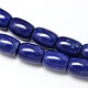 Barrel Lapis Lazuli Beads Strands G-N0140-01-12x16mm-1