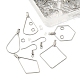 DIYイヤリング作り探しキット  304つのステンレス鋼ワイヤーペンダントとピアスフックと丸カンを含みます  プラスチックナット  ステンレス鋼色  196個/箱 DIY-YW0005-60-4