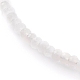 Natürlichen Rosenquarz Perlen Armbänder BJEW-JB06091-04-2
