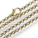 Iron Rolo Chains Necklace Making MAK-R015-60cm-AB-1