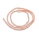 Natural Sunstone Beads Strands G-A177-04-13-2