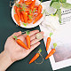 Decoración colgante de plástico y espuma de zanahoria de imitación con tema de Pascua HJEW-WH0069-21-3