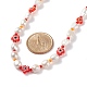Collier de perles de perles naturelles NJEW-TA00018-04-5