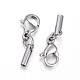 304 Stainless Steel Lobster Claw Clasps STAS-E119-A09-1.5mm-2