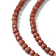 Chapelets de perles en jaspe rouge naturel G-F748-I01-4