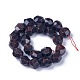 Natürlicher Granat Perlen Stränge G-I225-05-15x20mm-2