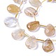 Chapelets de perles de quartz naturel G-F607-14-B-3