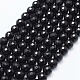 Brins de perles d'onyx noir naturel G-E469-06-8mm-1