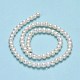 Fili di perle di perle d'acqua dolce coltivate naturali PEAR-F018-13F-01-3