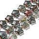 Natürliche afrikanische Heliotrop Perlen Stränge G-NH0005-003-1